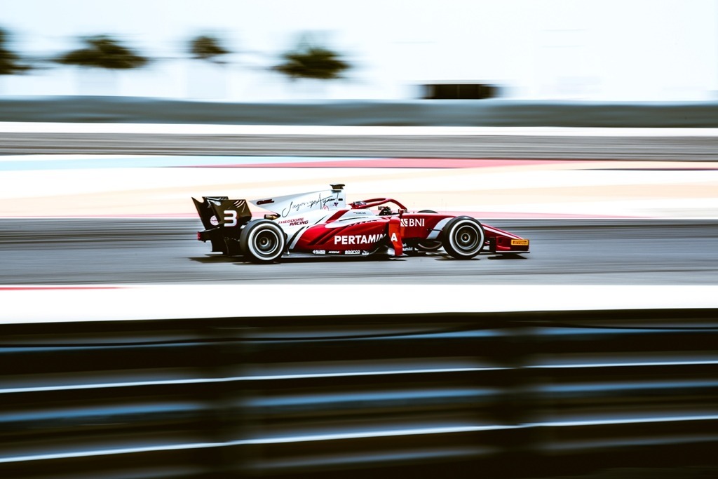 Sean Gelael saat tampil bersama tim Pertamina Prema Theodore Racing di F2 Bahrain