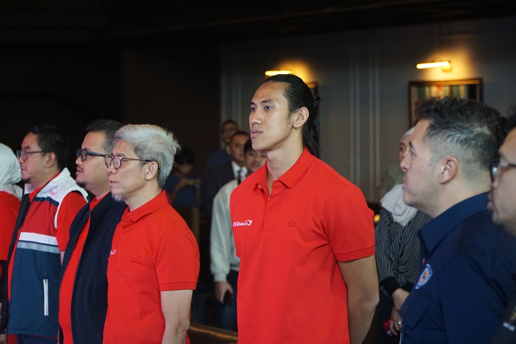 Sean Gelael Hadiri Konferensi Pers Pertamax Turbo Drag Fest 2024