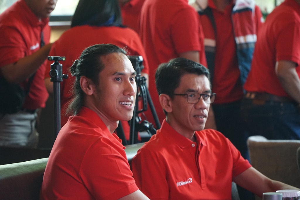 Sean Gelael Hadiri Konferensi Pers Pertamax Turbo Drag Fest 2024