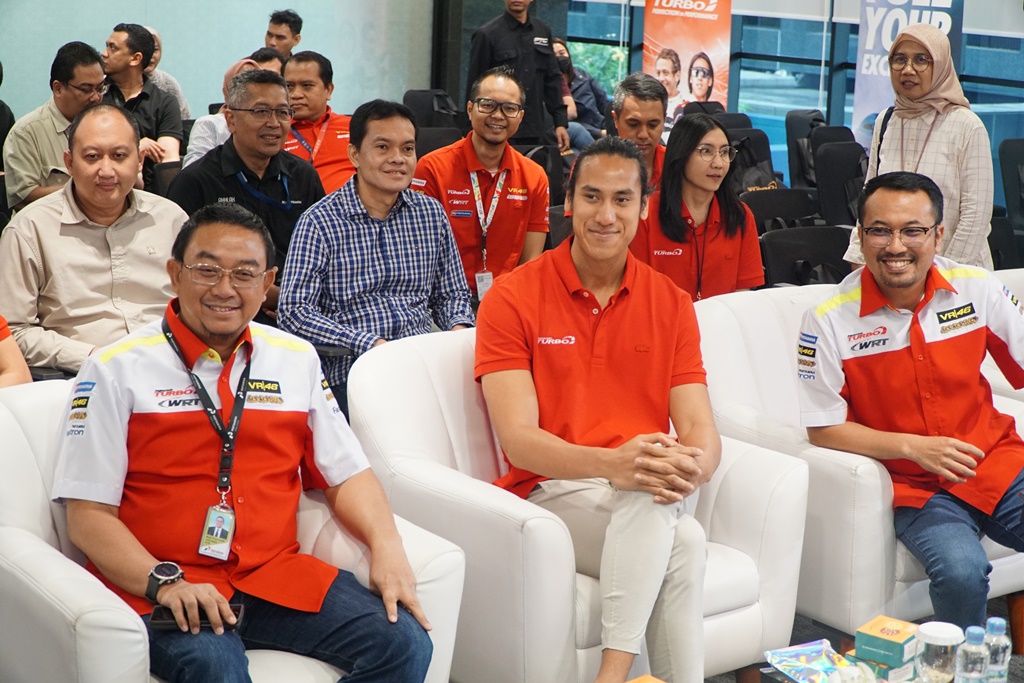 Konferensi Pers Dukungan Pertamax Turbo untuk Sean Gelael